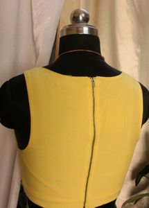 Forever 21 Yellow Crop Top