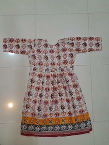 Vintage Printed Cotton Dress