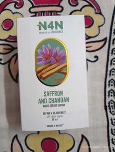 N4N Saffron And Chandan Night Repair Serum