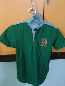 Girls 13-14 Years Green Tshirt