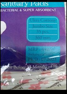 Wellwet Senetary Pad Jumbo 35