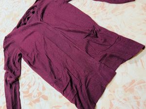 ZARA Maroon Shrug
