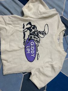 Shania Twain &#39;Giddy Up!&#39; Crop Tee