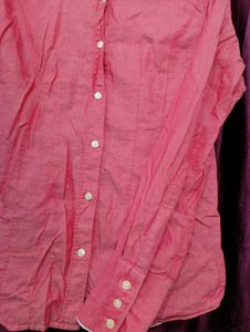 Red Casual Shirt