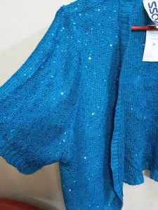 Its Party Wear Shrug With Sequence Make It Shine