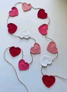Crochet Heart Wall Decor 💗