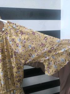 Floral Off-Shoulder Ruffle Dress