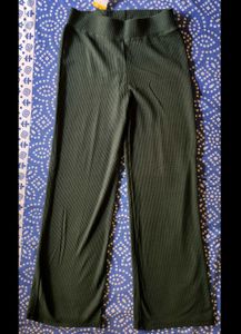 New With Tag - Pine Green Flared Pants