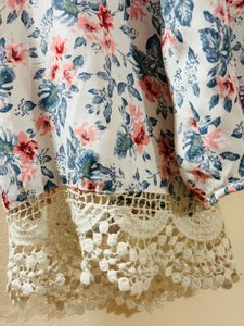 Floral Print Long Sleeve Top