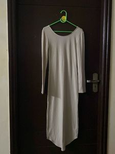 Beige Bodycon With Side Slits Bust 34-36