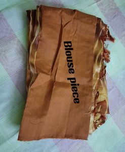 Elegant Brown Patterned Saree