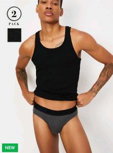 Max Men Solid Elasticated Briefs 2