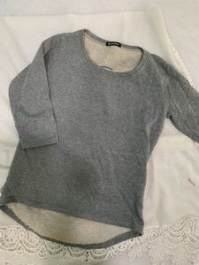 Styled Back Silver Top