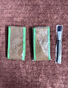 Spa Headbands & Face Applicator Brush Set