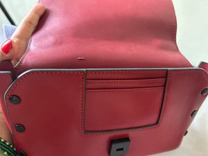Unique Red Designer Handbag