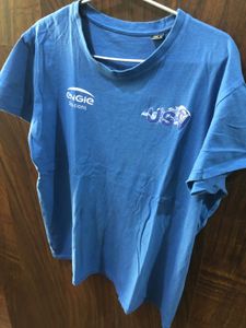 Combo Of Two T shirts - Orange And Blue