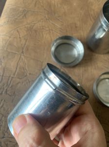 Combo Of Three Small Steel Containers