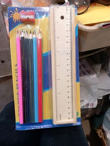 [Combo Of 4] Color Pencils With 4 More Things