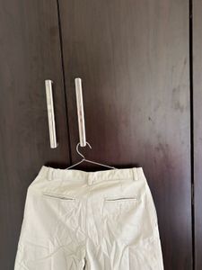 Beige Casual Pants