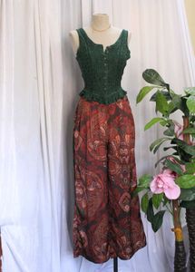 Paisley Wide Leg Pant