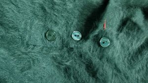 Green Fuzzy Knit Sweater