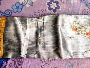 Silver Colour Suit Fabric