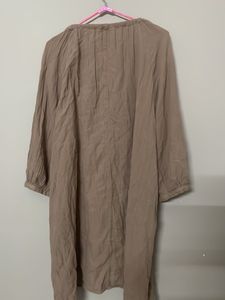 H&amp;M Beige Tunic Dress