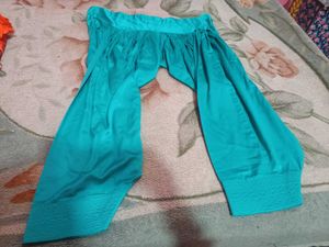 Teal Embroidered punjabi Suit patiyala salwar