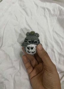 Chrochet Baby Totoro Key Chain Plush