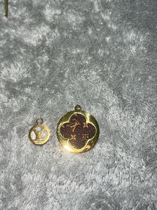 10k Gold Coated Louis Vuitton Pendants