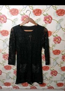 Combo 3 Elegant Black Lace Top