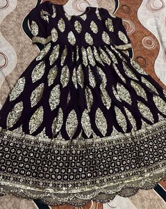 Elegant Purple Embroidered Kurta Set