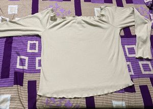 Ribbed Long Sleeve Top