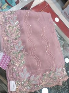 Embroidered Saree (Issue)