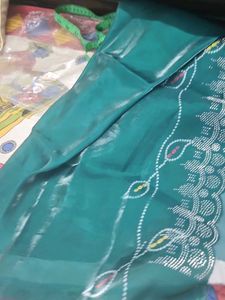 Poly Silk Saree With Blouse