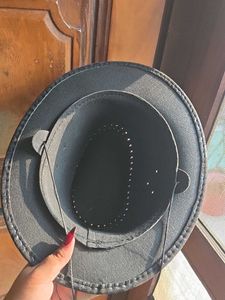 Stylish Black Cap Or Hat