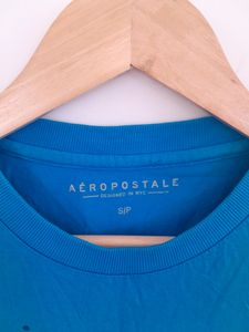 Aeropostale Blue Printed Tshirt