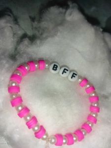 BFF and forever Beaded Bracelet