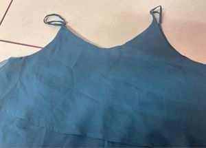 Blue Layered Cami Top