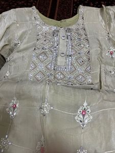 Heavy Kurti Pant With Work Duptta