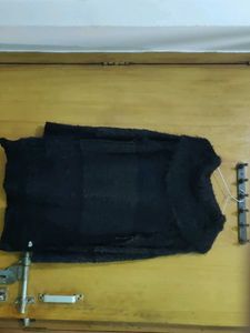 Stylish Black Sweater Dress