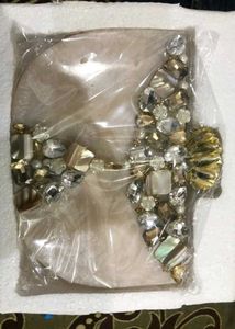 Customized Rhinestone Clutch