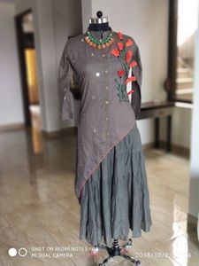 Elegant Grey Kurta
