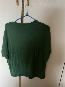 Olive Green Relaxed Fit Tee