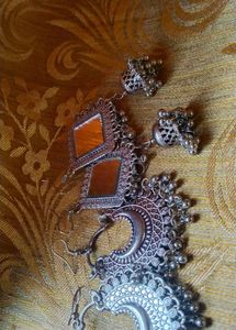 Silver Jhumkas (2 Pieces)