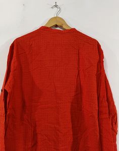 Orange and White Ethnic Kurta Set (Men)