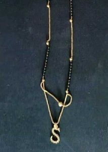 Initial 'S' Mangalsutra Necklace🥰