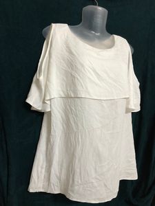 Elite White Stylish Top