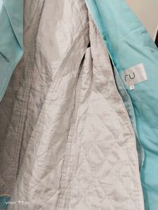 women Mint Trench Coat size S