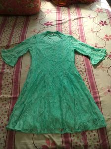 Mint Green Lace Dress